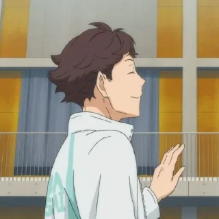 💗-Oikawa Toru by @anime_stickersidn, Telegram Sticker
