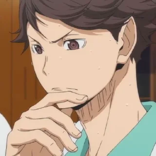 💗-Oikawa Toru by @anime_stickersidn, Telegram Sticker