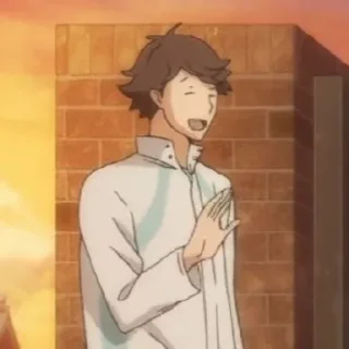 💗-Oikawa Toru by @anime_stickersidn, Telegram Sticker