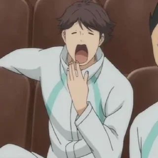 💗-Oikawa Toru by @anime_stickersidn, Telegram Sticker