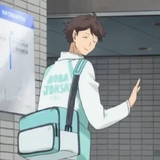 💗-Oikawa Toru by @anime_stickersidn, Telegram Sticker