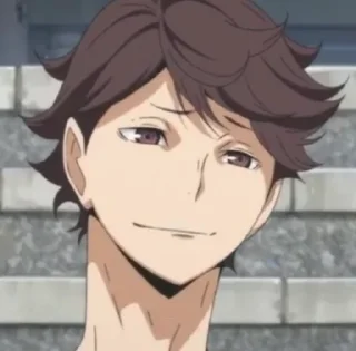 💗-Oikawa Toru by @anime_stickersidn, Telegram Sticker