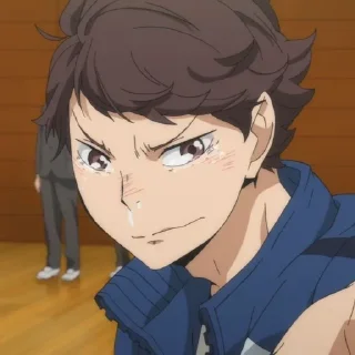 💗-Oikawa Toru by @anime_stickersidn, Telegram Sticker