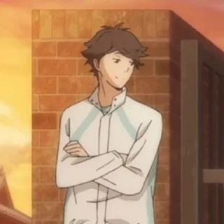 💗-Oikawa Toru by @anime_stickersidn, Telegram Sticker