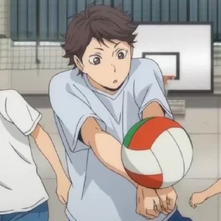 💗-Oikawa Toru by @anime_stickersidn, Telegram Sticker