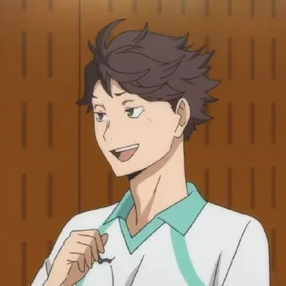 💗-Oikawa Toru by @anime_stickersidn, Telegram Sticker