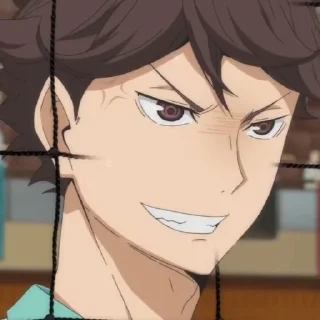 💗-Oikawa Toru by @anime_stickersidn, Telegram Sticker