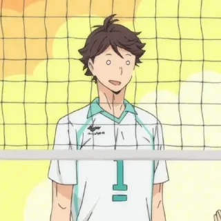 💗-Oikawa Toru by @anime_stickersidn, Telegram Sticker