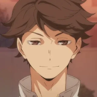 💗-Oikawa Toru by @anime_stickersidn, Telegram Sticker