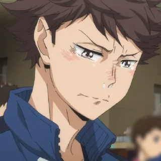 💗-Oikawa Toru by @anime_stickersidn, Telegram Sticker