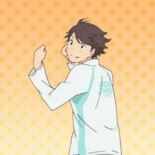💗-Oikawa Toru by @anime_stickersidn, Telegram Sticker