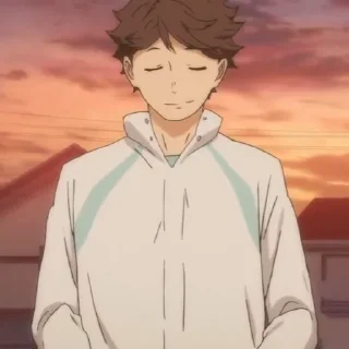 💗-Oikawa Toru by @anime_stickersidn, Telegram Sticker