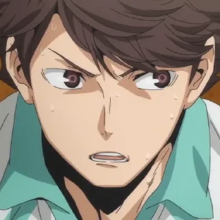 💗-Oikawa Toru by @anime_stickersidn, Telegram Sticker