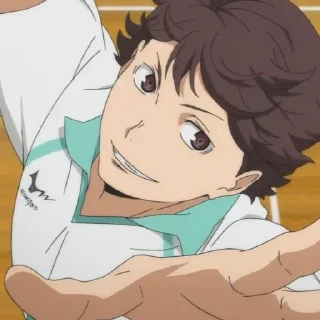 💗-Oikawa Toru by @anime_stickersidn, Telegram Sticker