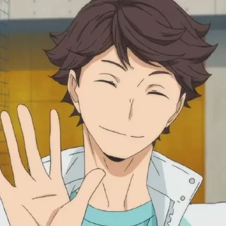 💗-Oikawa Toru by @anime_stickersidn, Telegram Sticker