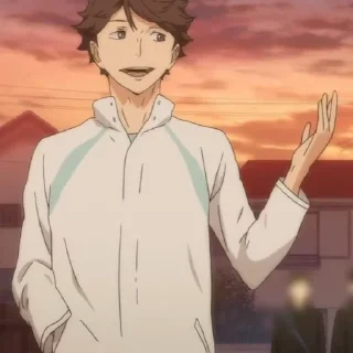 💗-Oikawa Toru by @anime_stickersidn, Telegram Sticker