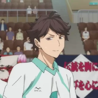 💗-Oikawa Toru by @anime_stickersidn, Telegram Sticker