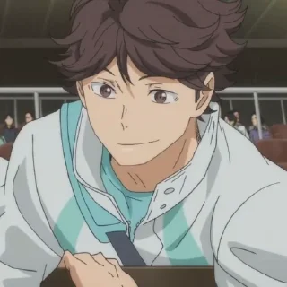 💗-Oikawa Toru by @anime_stickersidn, Telegram Sticker