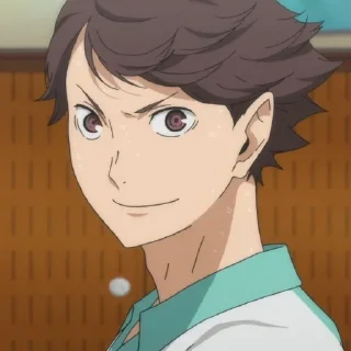 💗-Oikawa Toru by @anime_stickersidn, Telegram Sticker