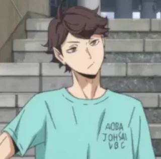 💗-Oikawa Toru by @anime_stickersidn, Telegram Sticker