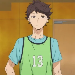 💗-Oikawa Toru by @anime_stickersidn, Telegram Sticker
