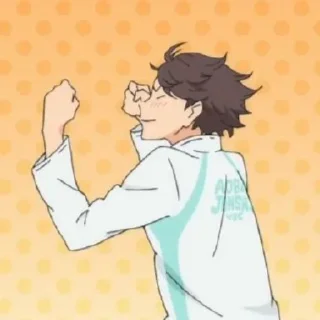 💗-Oikawa Toru by @anime_stickersidn, Telegram Sticker