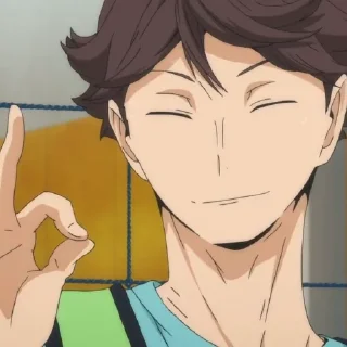💗-Oikawa Toru by @anime_stickersidn, Telegram Sticker