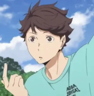 💗-Oikawa Toru by @anime_stickersidn, Telegram Sticker