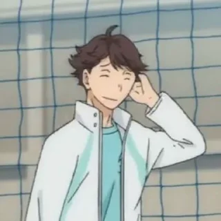 💗-Oikawa Toru by @anime_stickersidn, Telegram Sticker