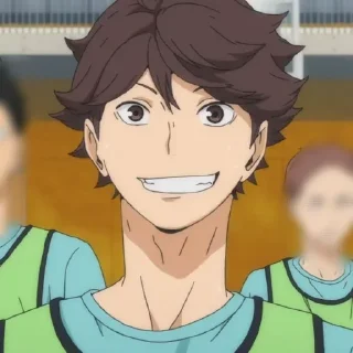 💗-Oikawa Toru by @anime_stickersidn, Telegram Sticker