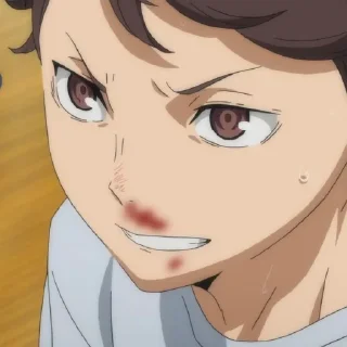 💗-Oikawa Toru by @anime_stickersidn, Telegram Sticker