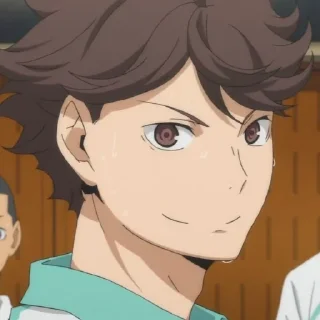 💗-Oikawa Toru by @anime_stickersidn, Telegram Sticker