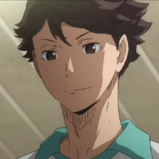💗-Oikawa Toru by @anime_stickersidn, Telegram Sticker