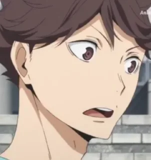 💗-Oikawa Toru by @anime_stickersidn, Telegram Sticker