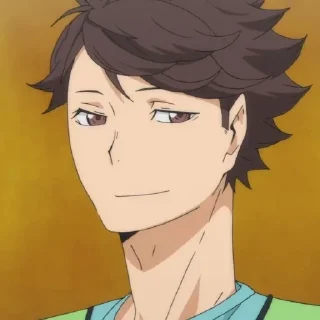 💗-Oikawa Toru by @anime_stickersidn, Telegram Sticker