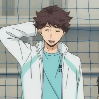 💗-Oikawa Toru by @anime_stickersidn, Telegram Sticker