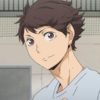 💗-Oikawa Toru by @anime_stickersidn, Telegram Sticker