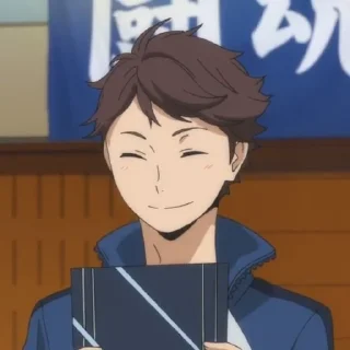 💗-Oikawa Toru by @anime_stickersidn, Telegram Sticker