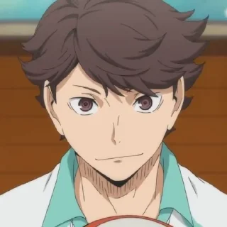 💗-Oikawa Toru by @anime_stickersidn, Telegram Sticker