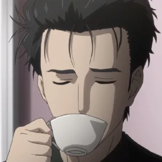 ⏳-Okabe Rintarou [@TodorokiShouto], Telegram Sticker