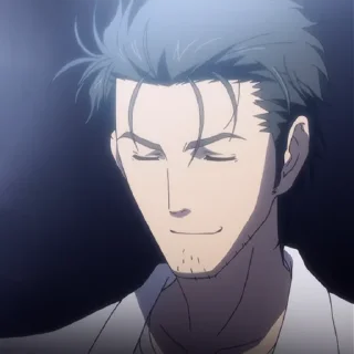 ⏳-Okabe Rintarou [@TodorokiShouto], Telegram Sticker