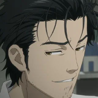 ⏳-Okabe Rintarou [@TodorokiShouto], Telegram Sticker