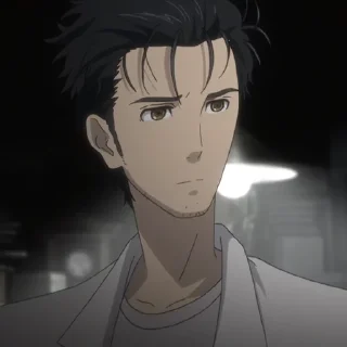 ⌛️-Okabe Rintarou [@TodorokiShouto], Telegram Sticker