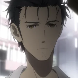 ⏳-Okabe Rintarou [@TodorokiShouto], Telegram Sticker
