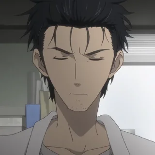 ⌛️-Okabe Rintarou [@TodorokiShouto], Telegram Sticker