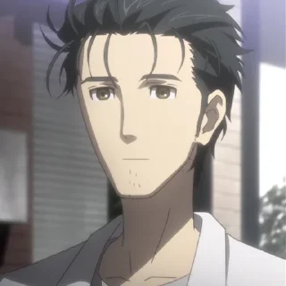 ⏳-Okabe Rintarou [@TodorokiShouto], Telegram Sticker