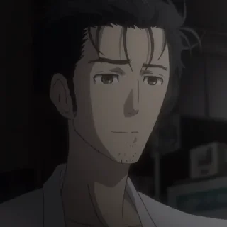 ⏳-Okabe Rintarou [@TodorokiShouto], Telegram Sticker