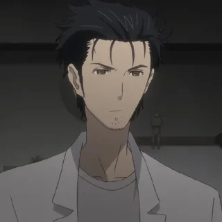⌛️-Okabe Rintarou [@TodorokiShouto], Telegram Sticker