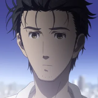 ⏳-Okabe Rintarou [@TodorokiShouto], Telegram Sticker