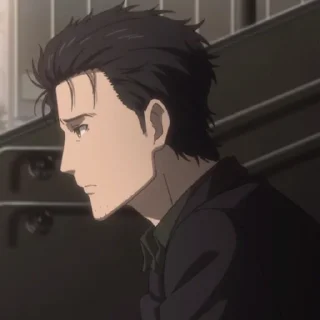 ⏳-Okabe Rintarou [@TodorokiShouto], Telegram Sticker